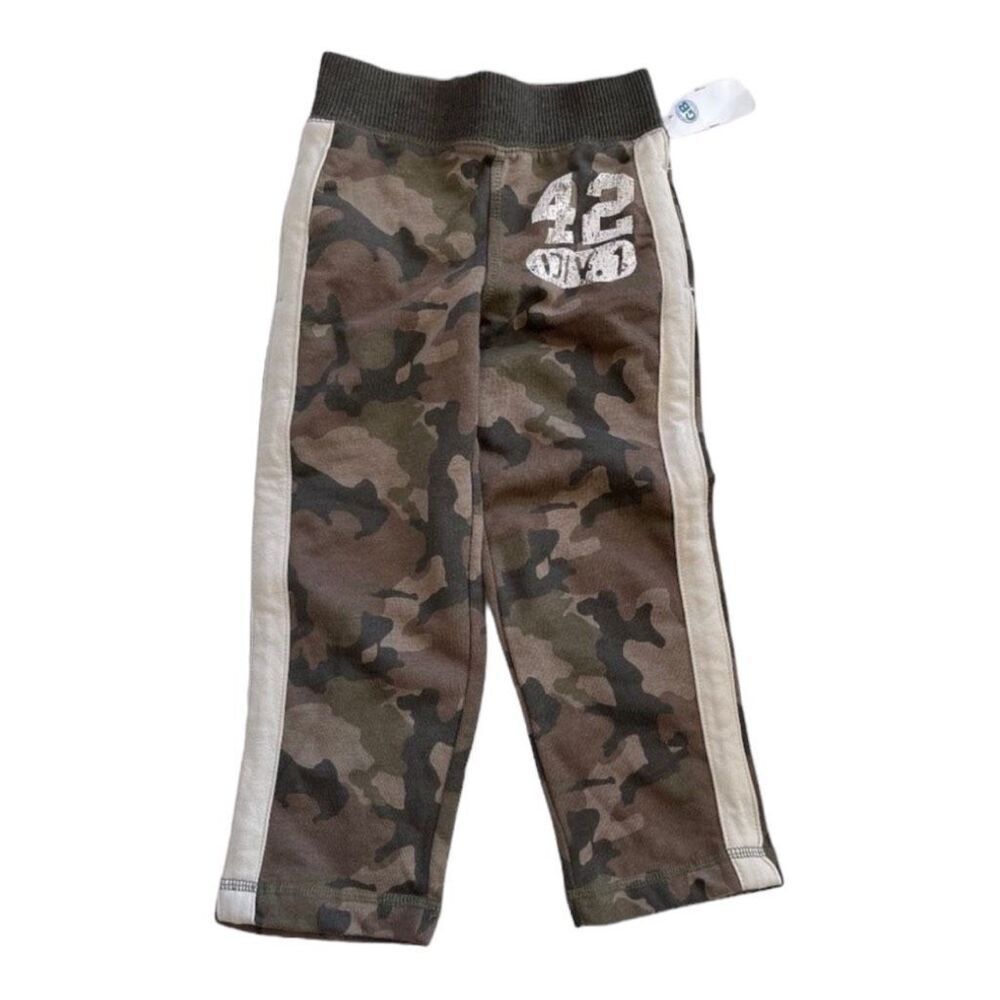 NWT Toddler Boys Arizona Jeans Playtime Favorites Camo Drawstring Pants - Sz 4T